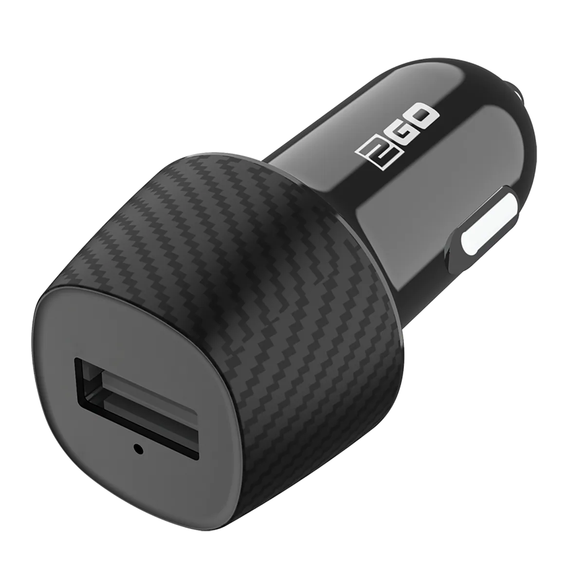 Kfz-Ladegerät 12 V / 24 V - 1 x USB A - 10 W - 2100 mA - schwarz