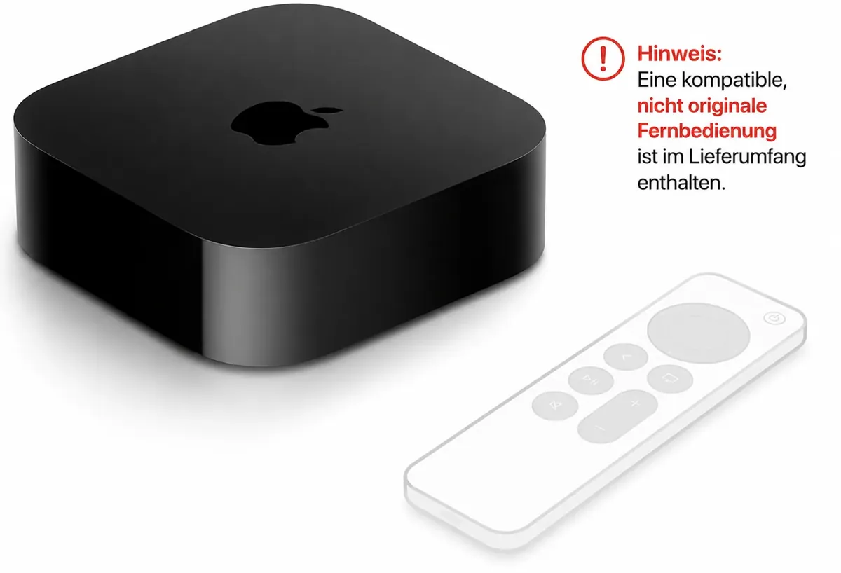 Apple TV 4K 32GB 5. Generation (2017) 4K HDR Streamingbox – Schwarz