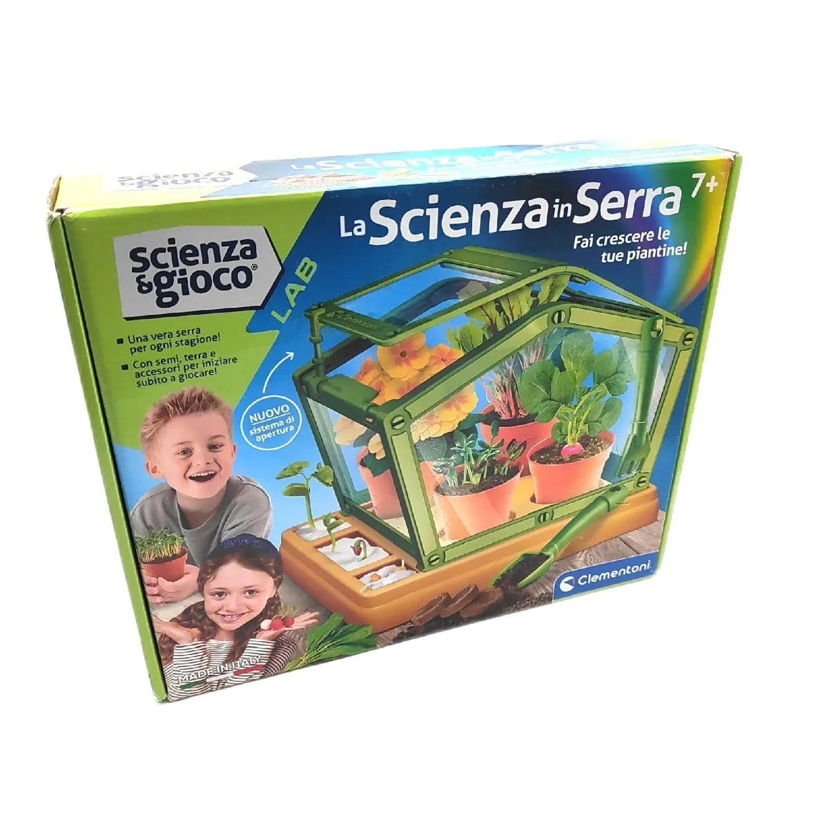 Clementoni Lernspiel Wissenschaft Spielzeug 19365 Wissenschaft im Gewachshaus Experimentieren entdecken