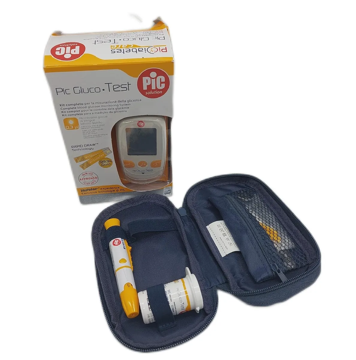 Pic Solution Blutzuckermessgerät Medizinische Geräte Komplettset Blutzucker Kontrolle einfache Hand