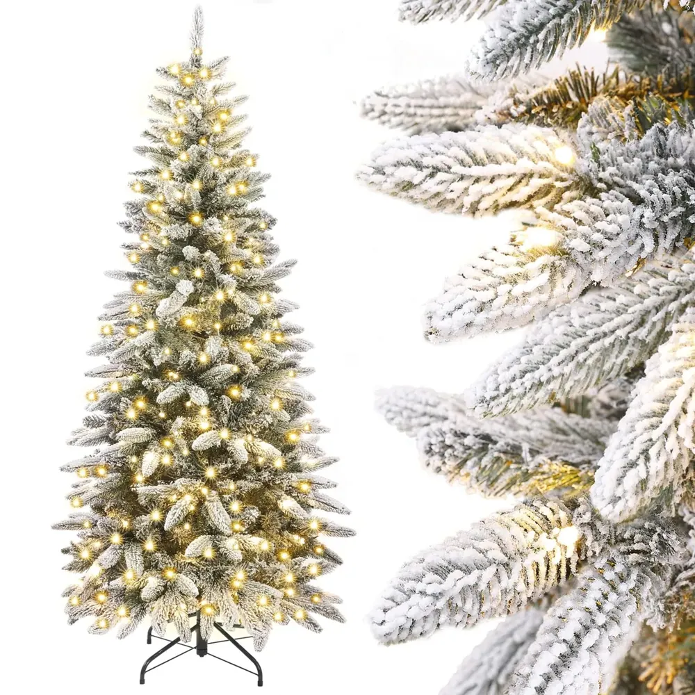 Yorbay Weihnachtsbaum Tannenbaum Beleuchtung Slim LED Festliche Atmosphäre Weihnachten