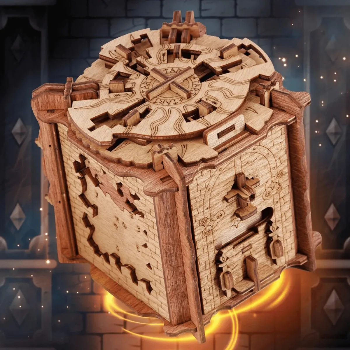 iDventure Cluebox Das Geheimnis von Camelot Escape Room Holzpuzzle Rätselbox