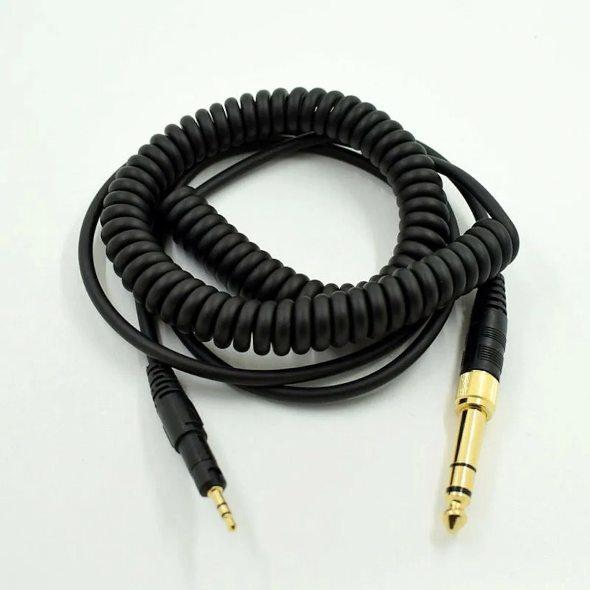 1,4-2,8m Audio Spiral Anschlusskabel Audio Technica Pioneer Sennheiser ...