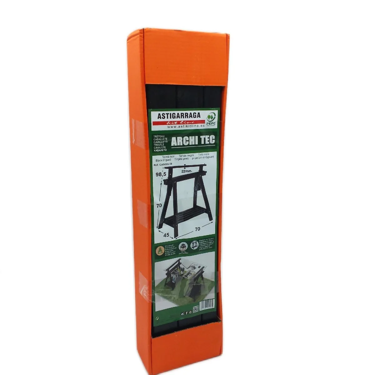 Holzbock Arbeitsbock Bauzubehor Kiefer 70 cm Hoehe 400 kg