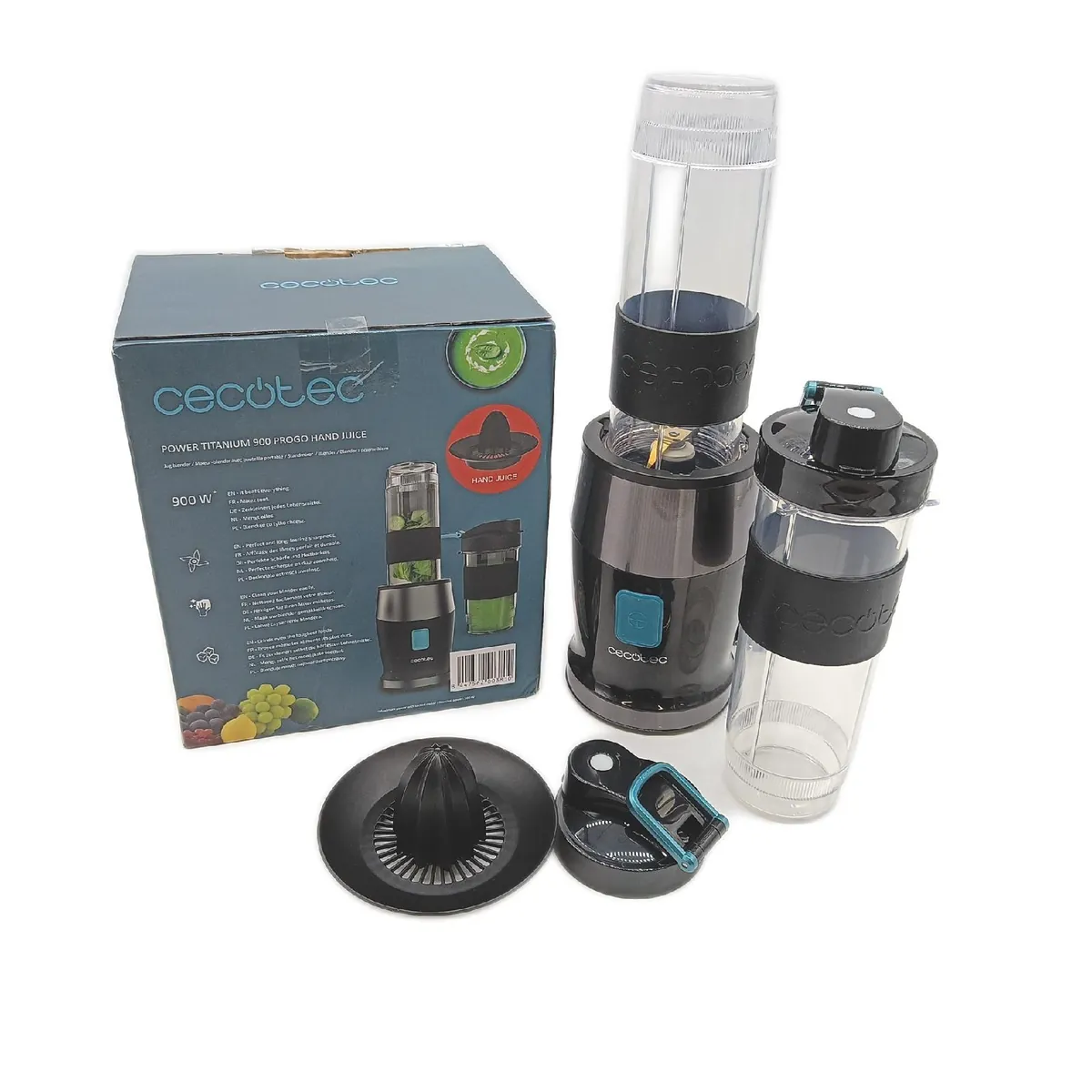 Cecotec Einzelstandmixer Küchengeräte Power Titanium 900 ProGo Stark Leistung Mix