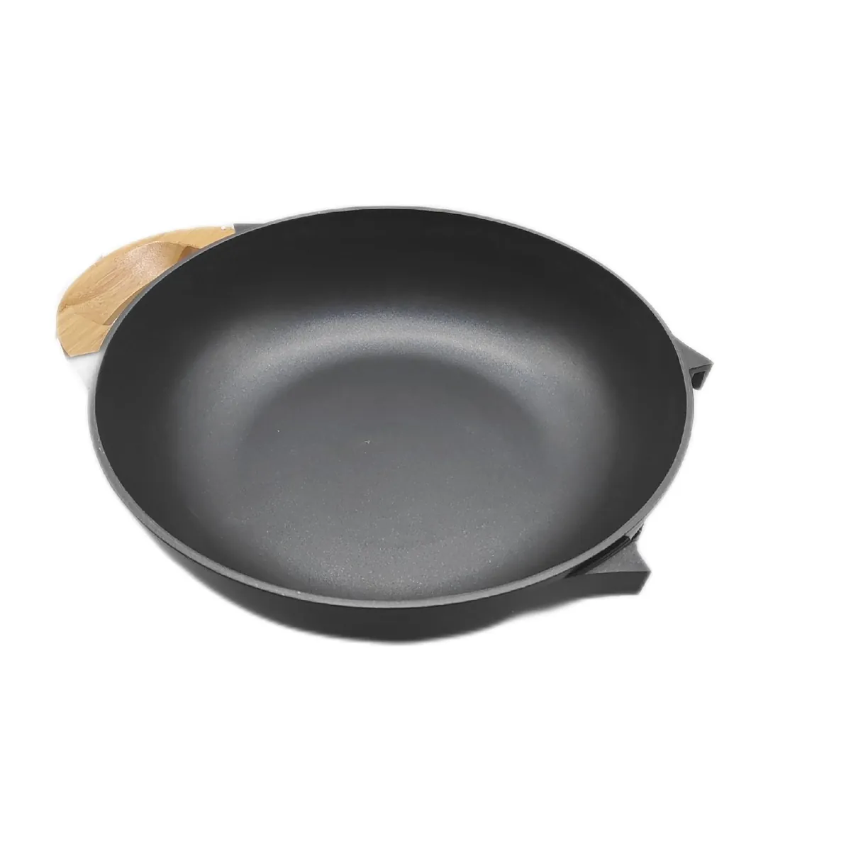 Bestron AEW100AS Elektrischer Wok Bambusgriffe XL Wokgriff def
