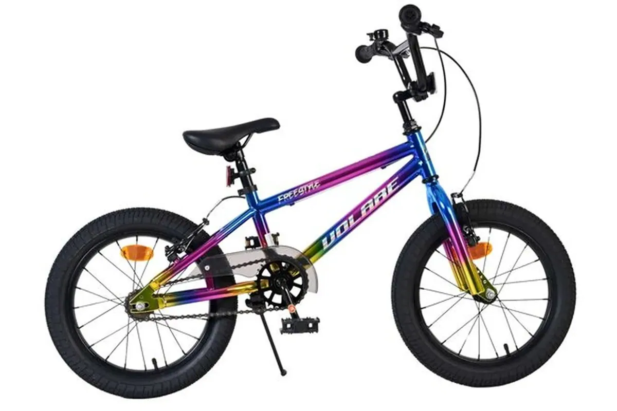 Volare Viper Kinderfahrrad 18 Zoll BMX Freestyle Jungen Mehrfarbig mit Handbremsen
