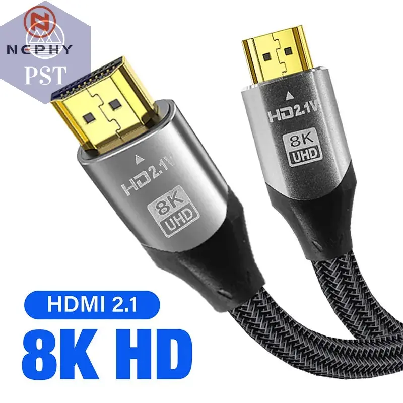 8K @ 60Hz HDMI 2.1 Kabel 48Gbps
