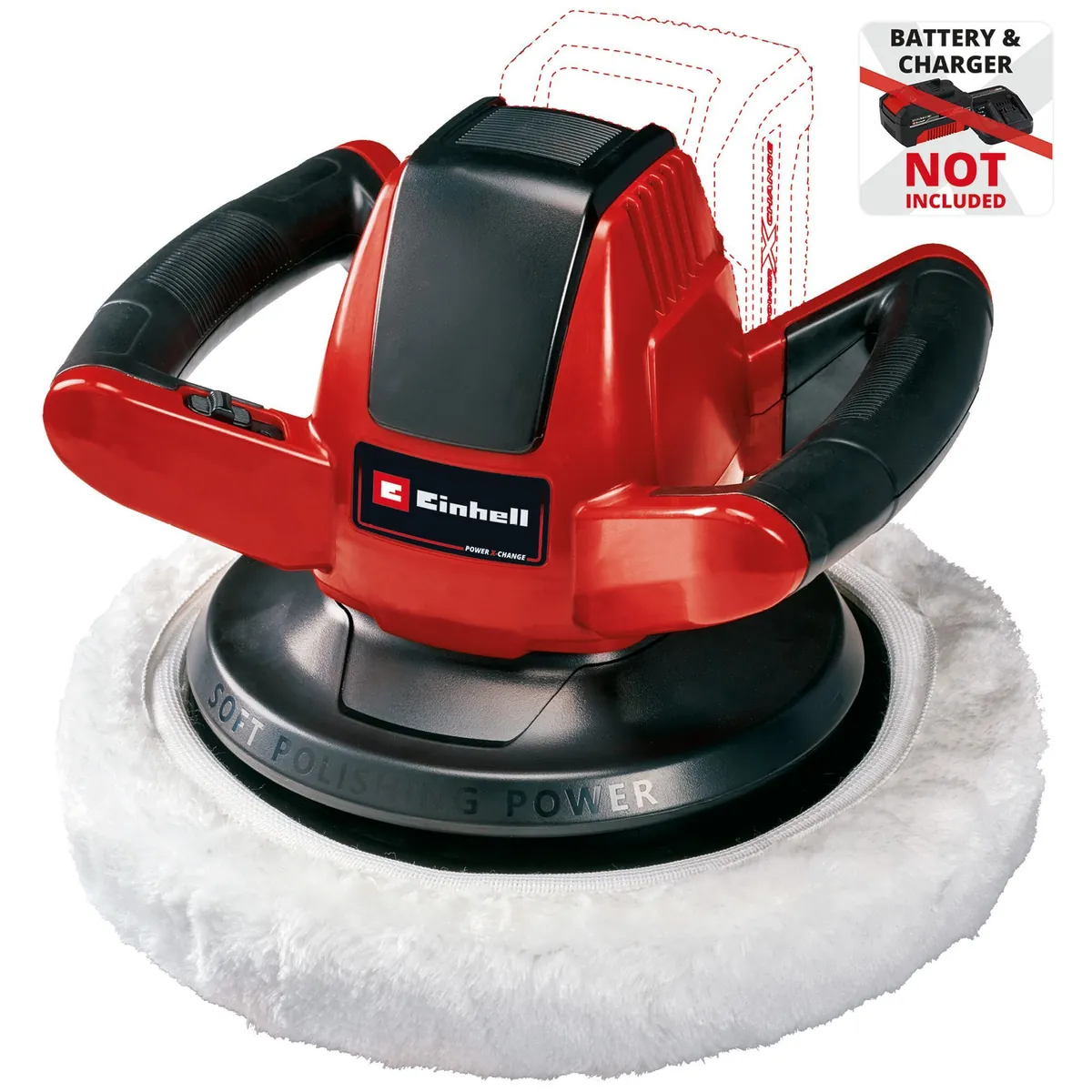 Einhell Power X-Change Akku-Autopoliermaschine CE-CB 18/254 Li-Solo (B-Ware)