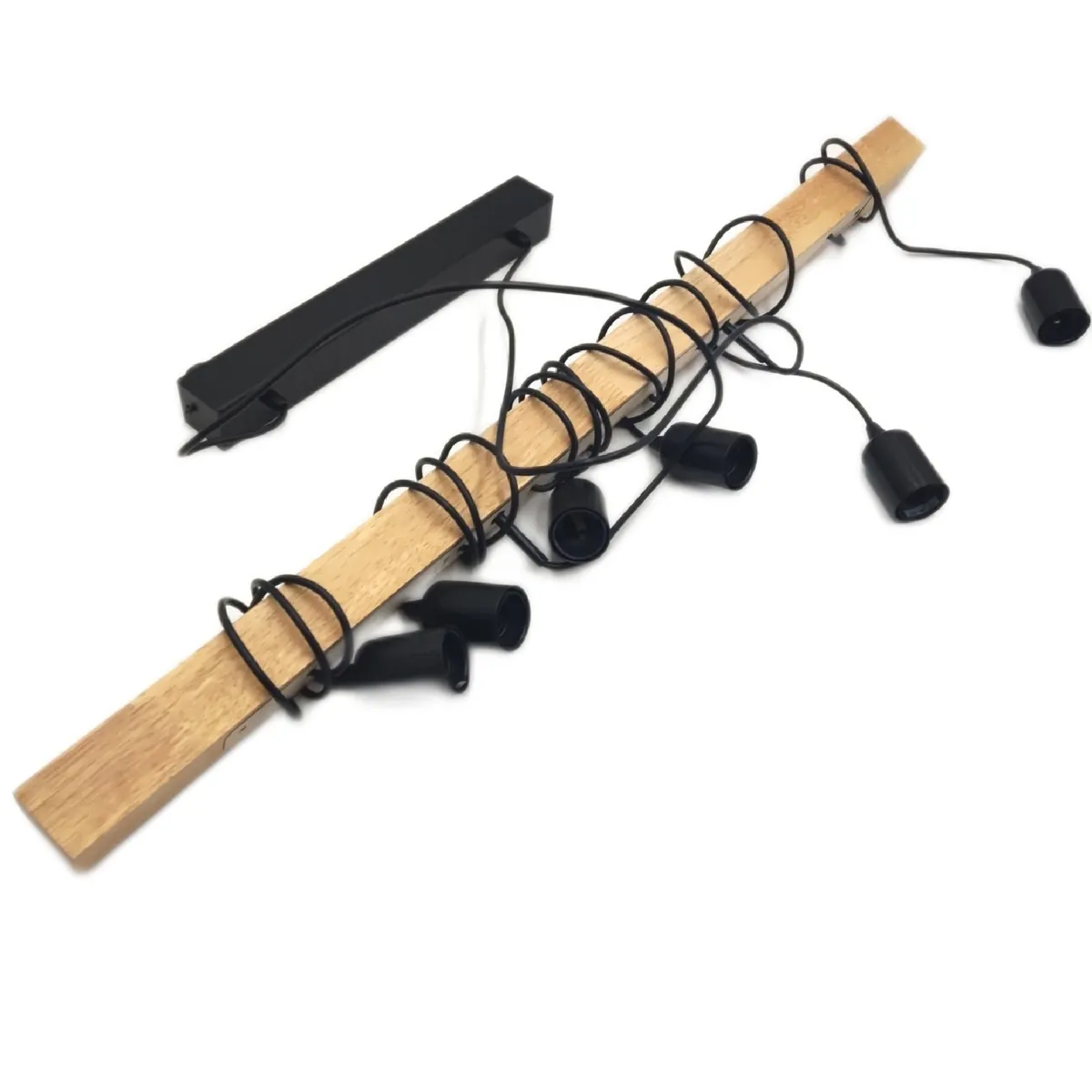 Eglo Pendelleuchte Beleuchtung Townshend Schwarz 6 Flammig modernes Design 110