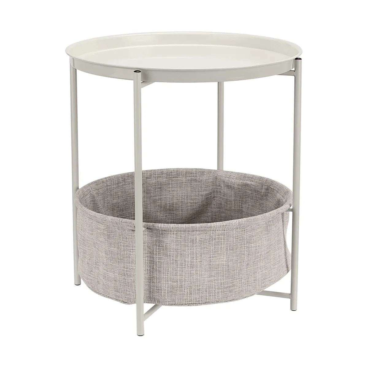 Amazon Basics Aufbewahrungskorb Ordnungssystem Schlafzimmer Creme Stoff Funktional praktisch vielseitig