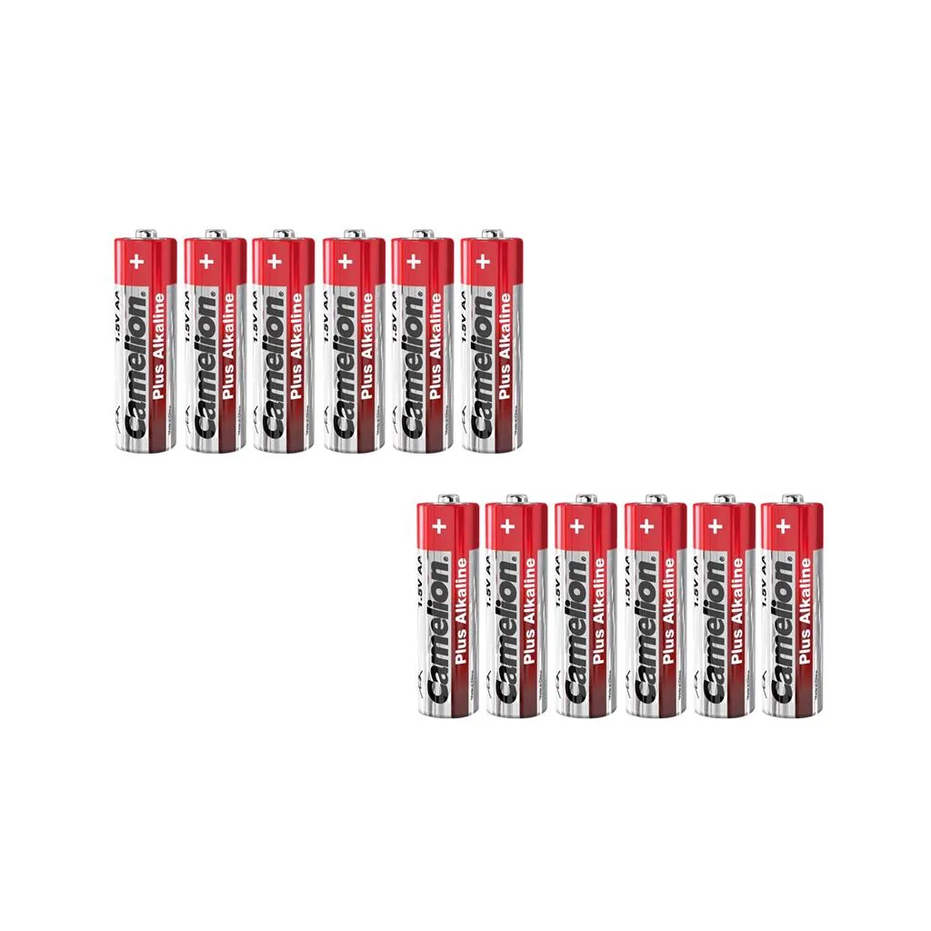 CAMELION Plus Alkaline Batterie Mignon AA LR6, 1,5V/12