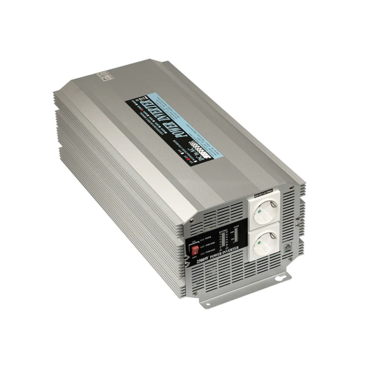 MeanWell DC/AC-Wechselrichter A301-2K5-F3 modifizierter Sinus (230V/2.500W)