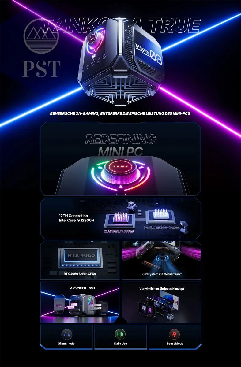 ACEMAGIC M1A TANK 03 Gaming Mini PC