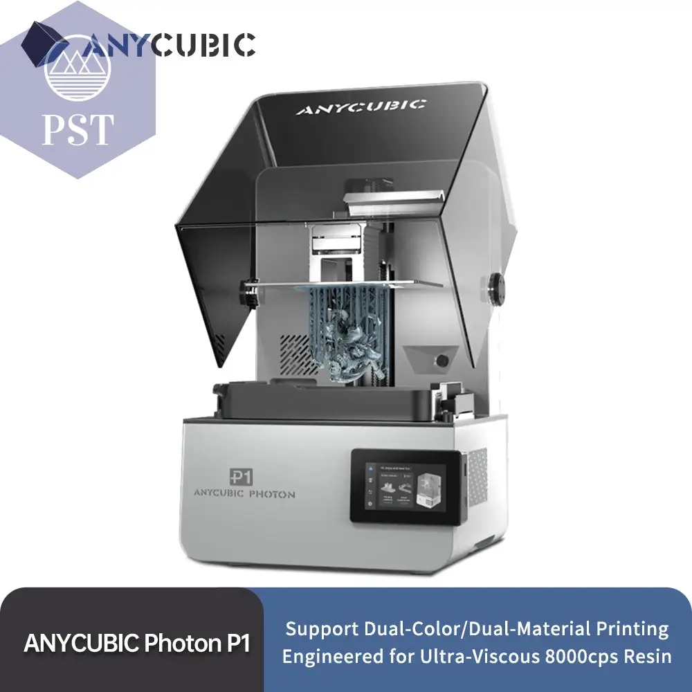 ANYCUBIC Photon P1 14K LCD 3D Printer Support Dual-Color Printing With Industrial-Grade Ball Screw Large 3D Drucker