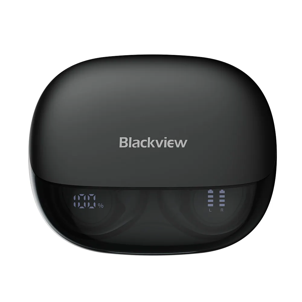 Blackview AirBuds 300 – IPX5 wasserdichte Open-Ear OWS-Kopfhörer mit Bluetooth 6.0, smarter digitaler Akkustandsanzeige, ENC-Rauschunterdrückung und Mikrofon