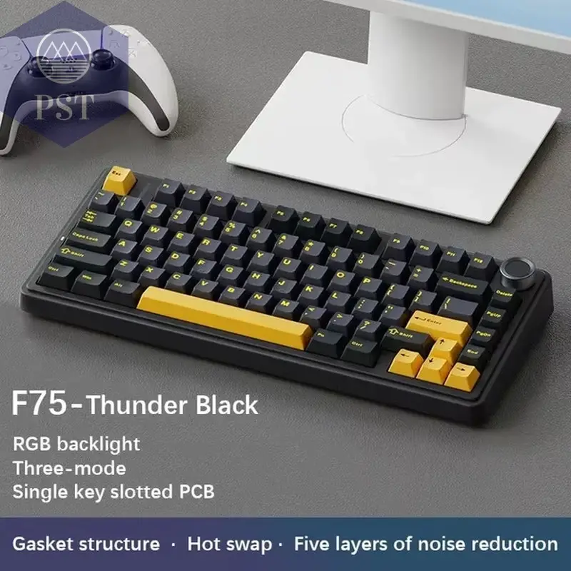 Aula F75 2,4G/Bluetooth/Kabel Gaming Mechanische Tastatur