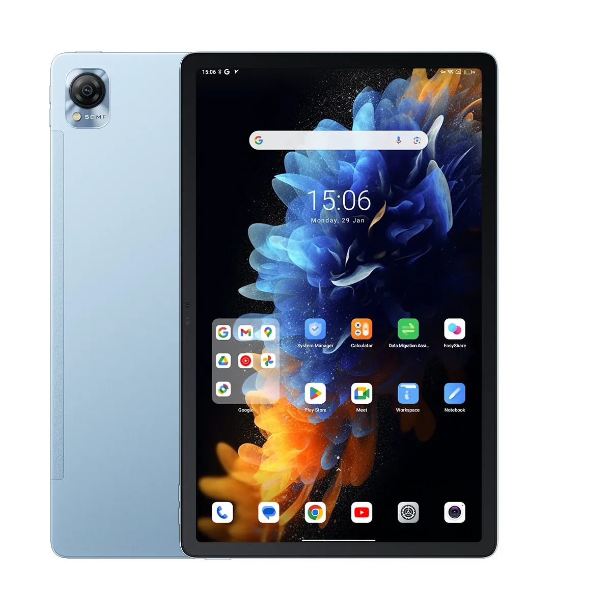 Blackview Mega 1 - Tablet 11.5 Zoll 2.4K Bildschirm, 8GB/12GB +256GB, 120Hz, 8800 mAh, Netflix HD Unterstützen