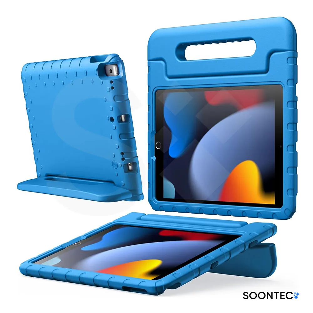 SOONTEC iPad Kinderhülle | Stoßfestes EVA Case mit Griff & Stand