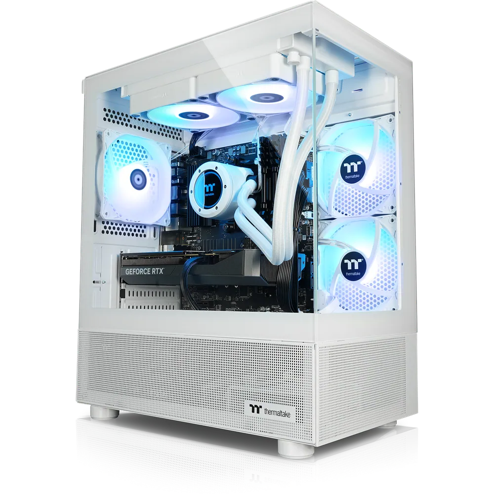 Cyan Skirja 5060Ti Snow White LCGS Gaming PC