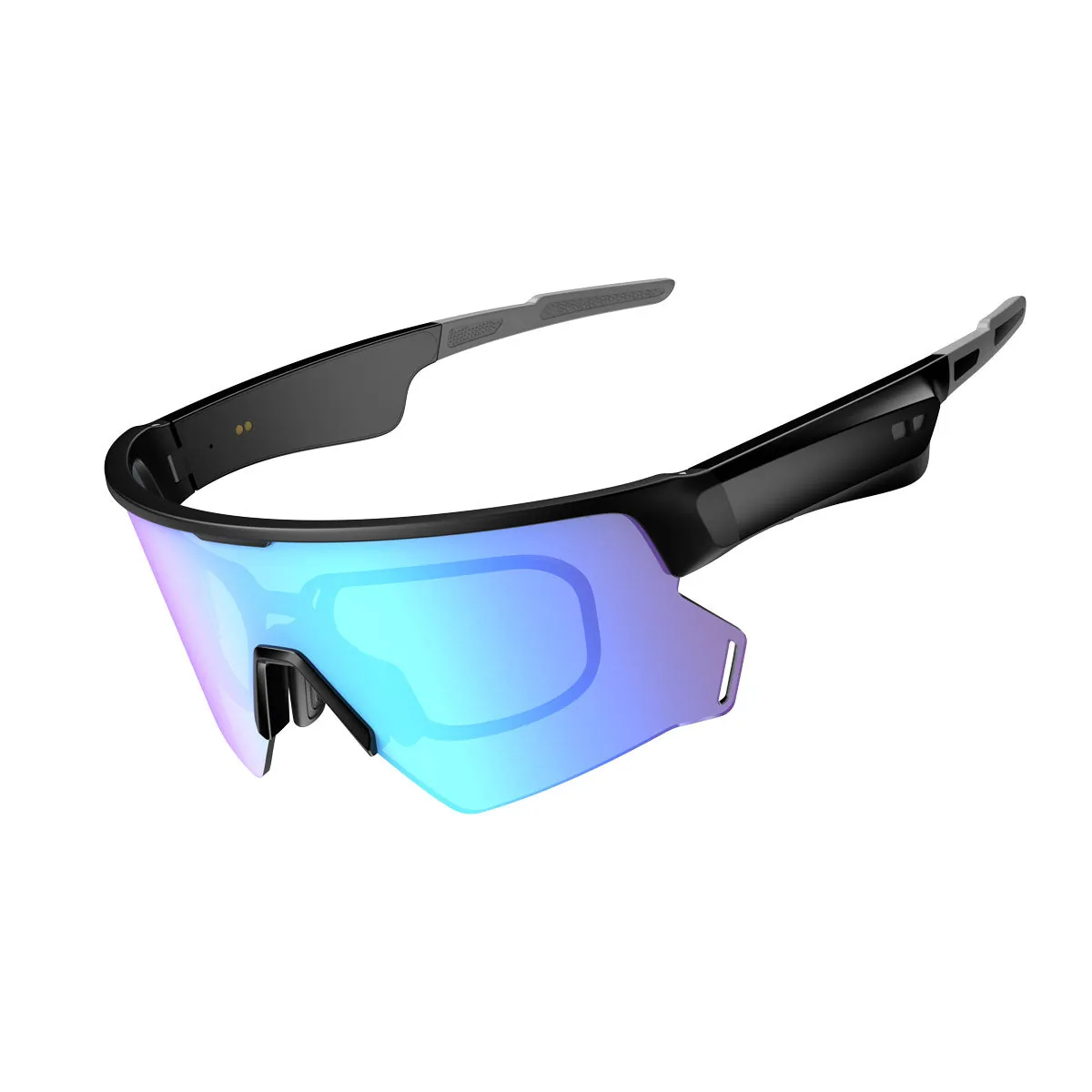 Blackview D2 - Intelligente Sport-Sonnenbrille UV-Schutz Open-Ear Stereo Bluetooth – Freisprechen & Musik beim Sport