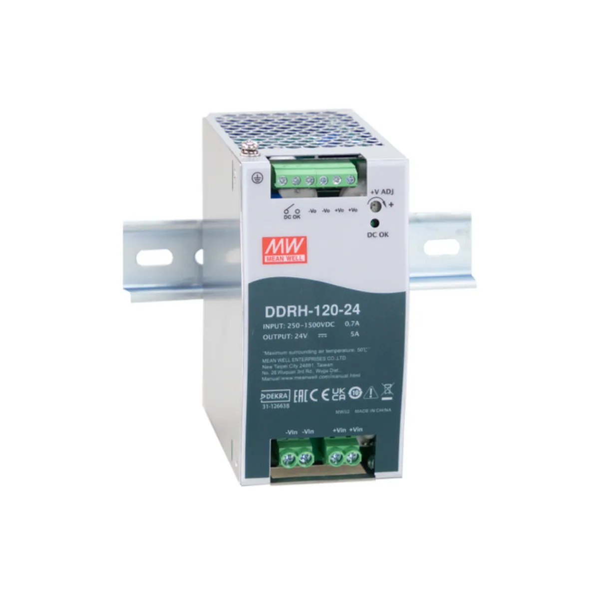 MeanWell DDRH-120-12 (100,8W/12V/8,4A) DC/DC-Wandler geregelt