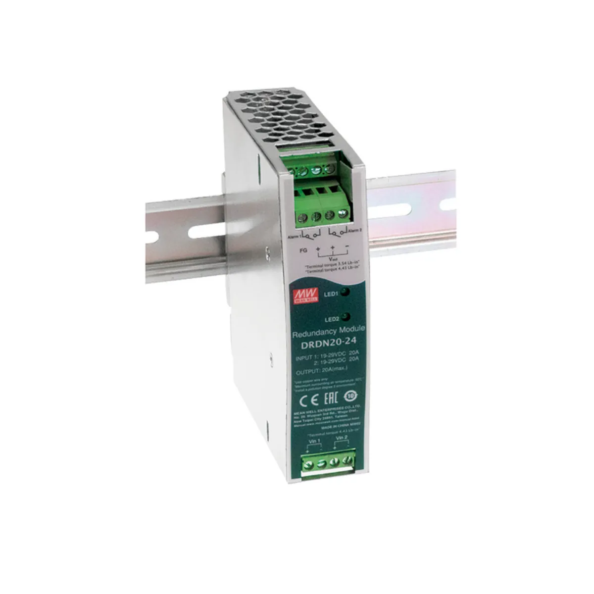MEAN WELL DRDN20-48 Redundanzmodul Hutschiene 20A