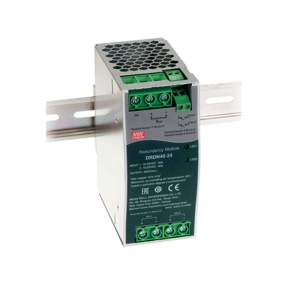 MEAN WELL DRDN40-48 Redundanzmodul Hutschiene 40A