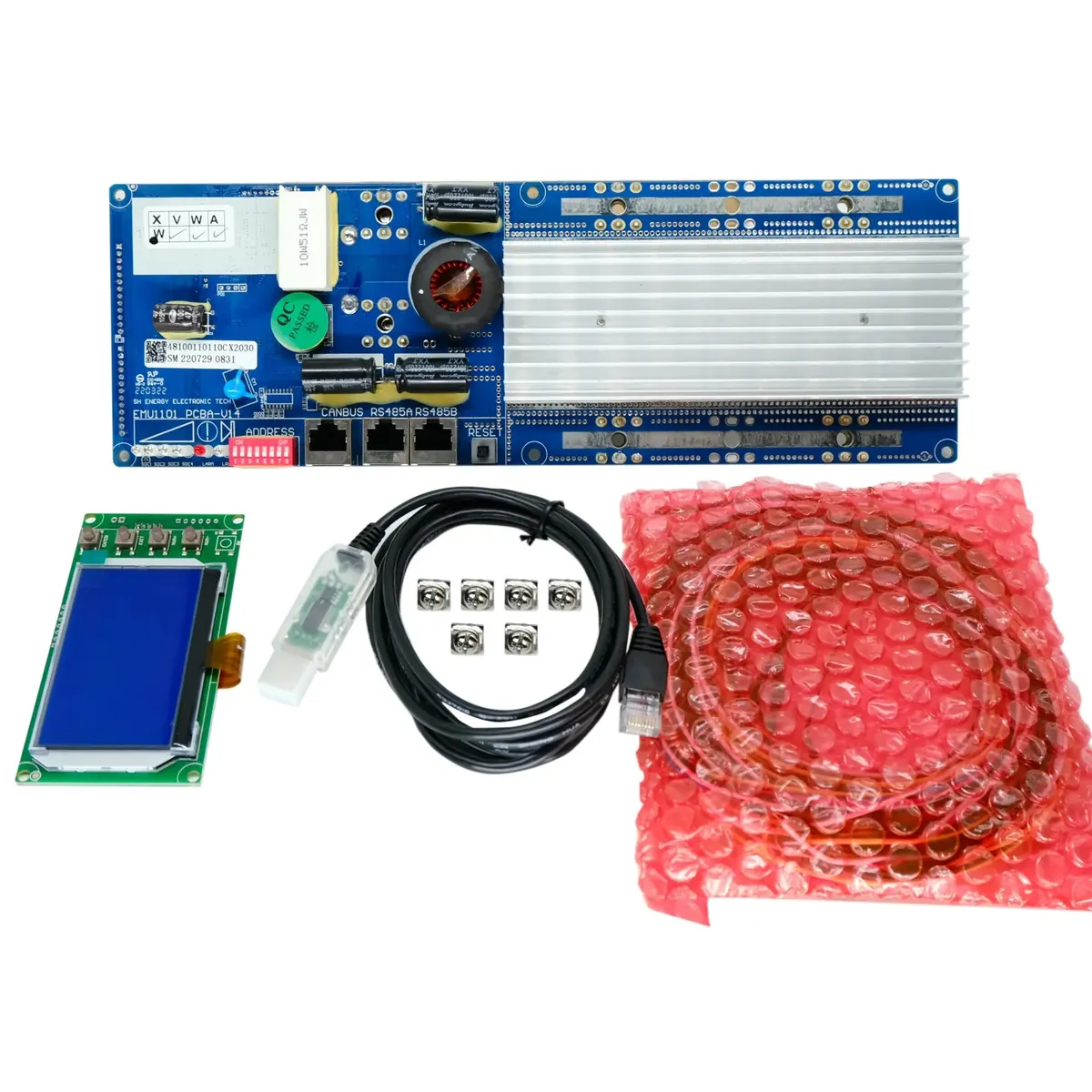 Seplos BMS 48V 16S 200A mit Bluetooth für LiFePO4 Speicher