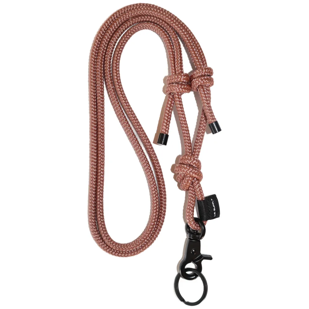Dusty Rose KeyChain - handmade Schlüsselband in dunkel rosa