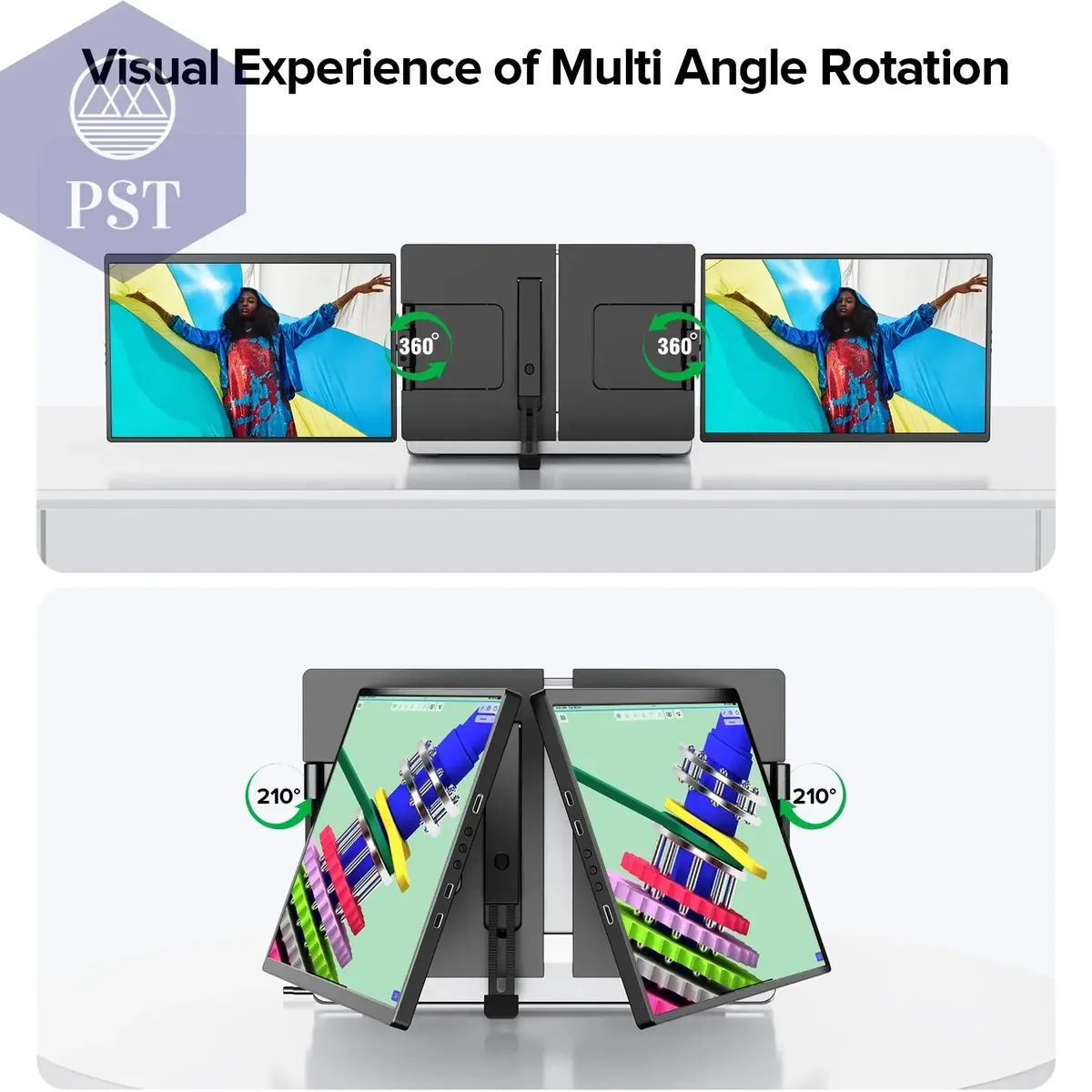EVICIV 14 Zoll 2K Monitor portable