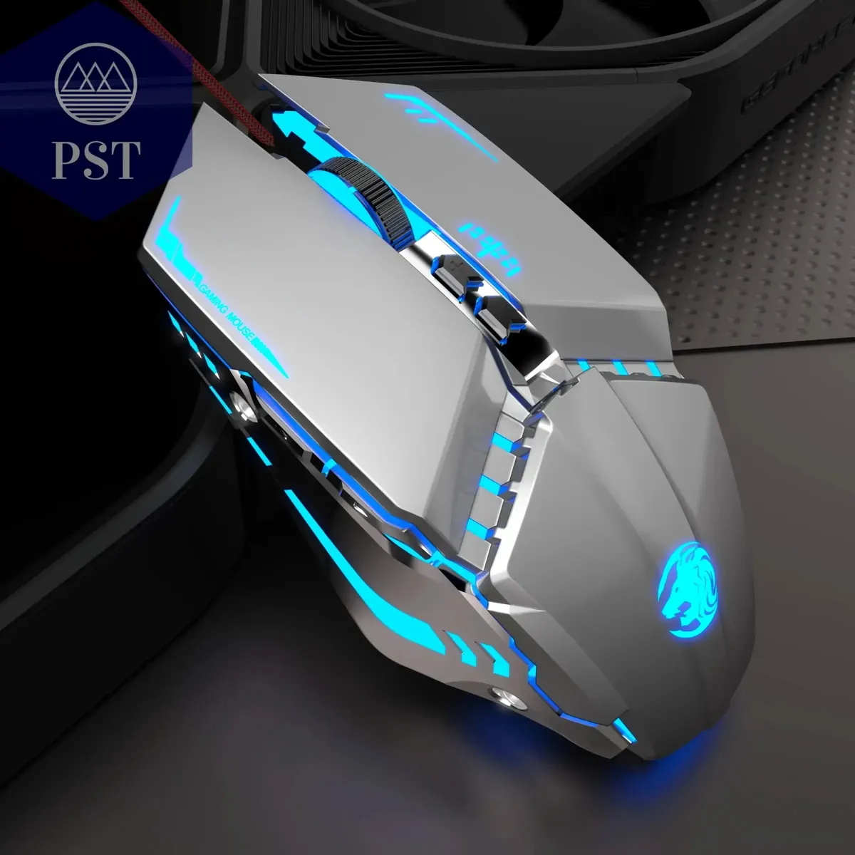 EWEADN G9 PC Maus für Gamer Mechanical Gaming Mouse LED