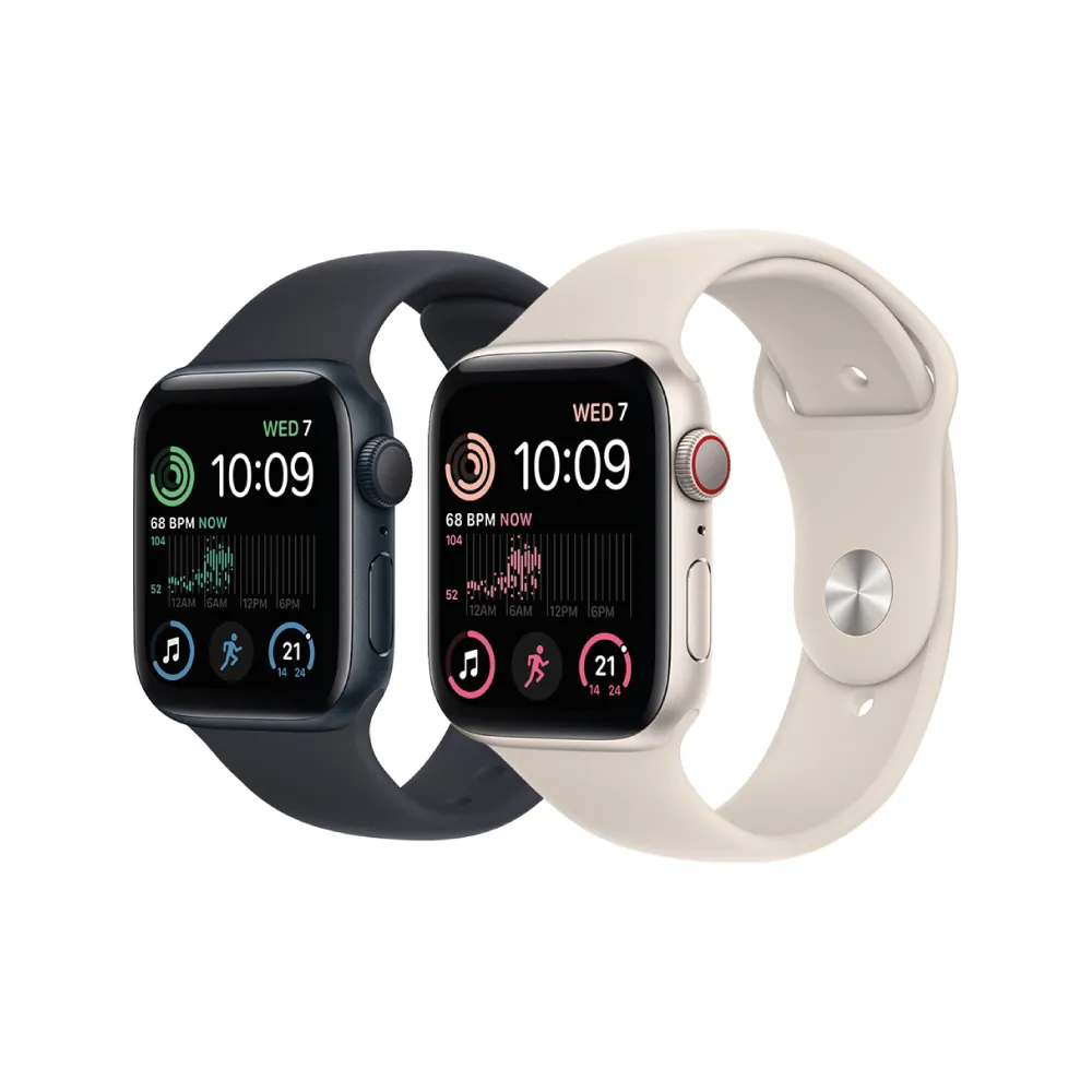 Apple Watch SE 2. Gen. GPS WiFi Aluminium 40mm/44mm Midnight/Silver/Starlight