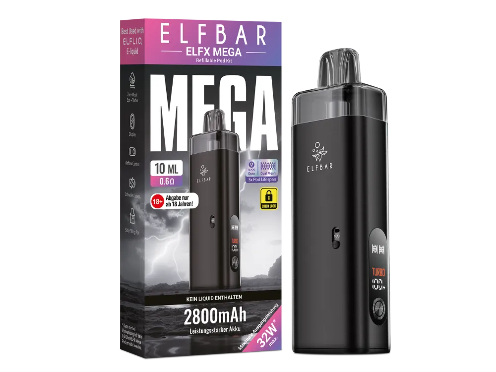 Elfbar - Elfx Mega E-Zigaretten Set