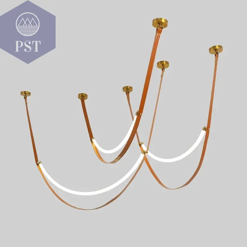 Exklusive LED Pendelleuchte 120-200 cm Design Leuchter Beleuchtung