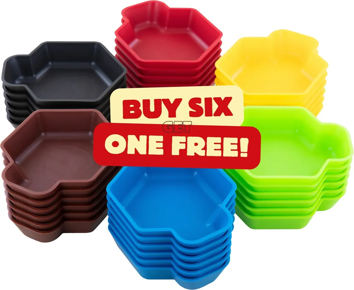 36 pcs value pack Feldherr SHELL Token Trays