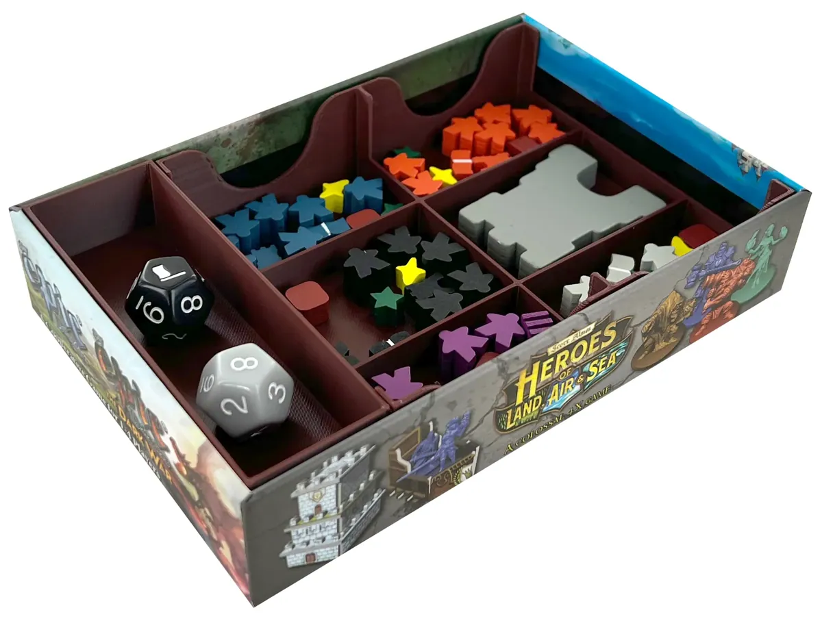 Feldherr Organizer Insert for Tiny Epic Kingdoms - board game box