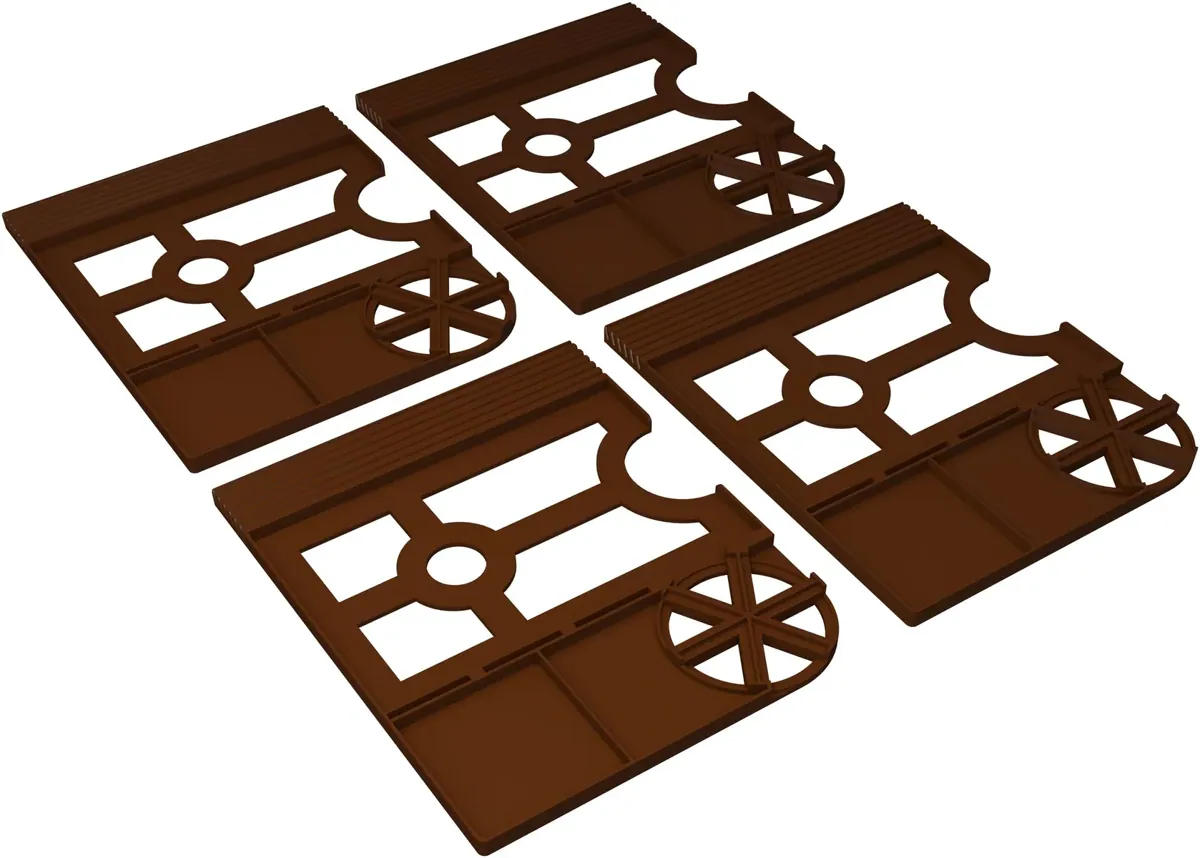 4 pcs. value pack Feldherr Hero Dashboard for Mice and Mystics