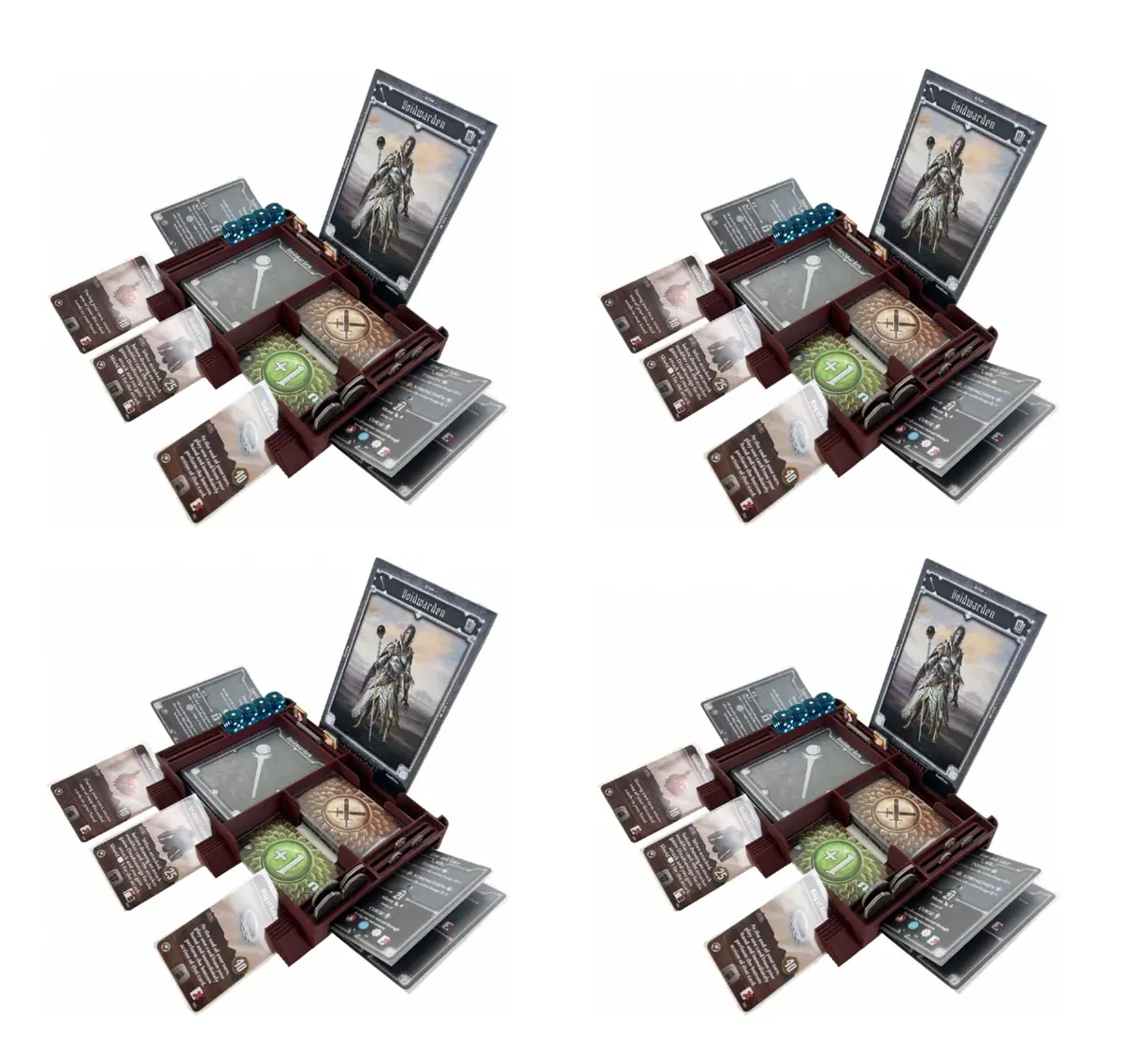 4 pcs. value pack Feldherr Hero Dashboard for Gloomhaven + Frosthaven + Gloomhaven
