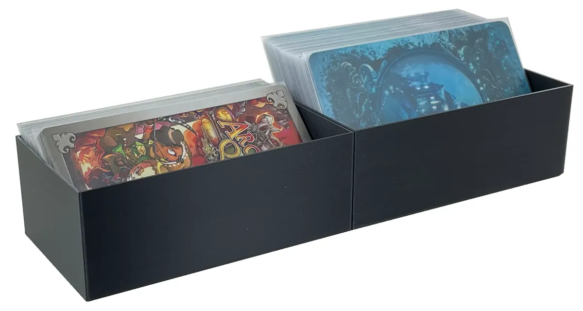 2 pcs. value pack Feldherr card holder insert for Storage Box TCHS105 - 480 cards in Tarot size or Oversize