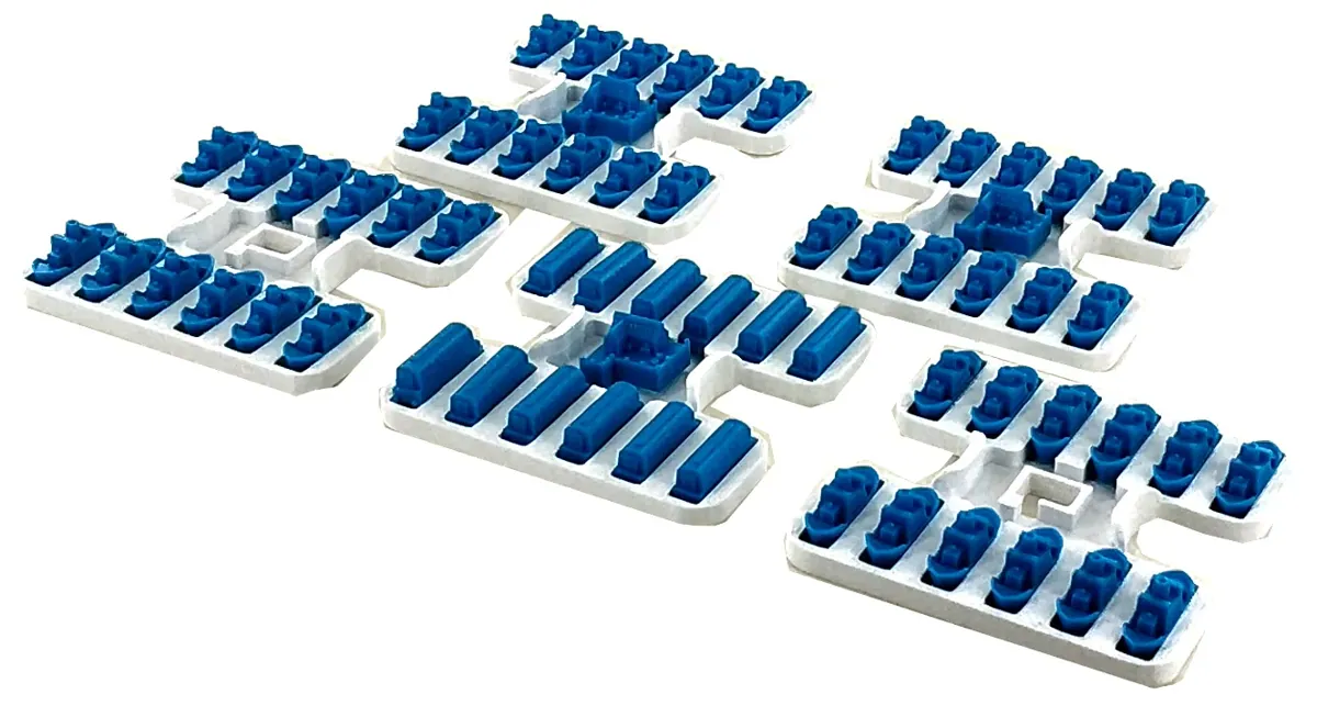 5 pcs Feldherr figure tray set for Ticket to Ride