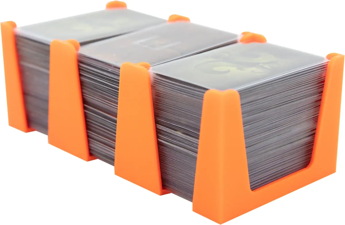 Feldherr Card Holder for game cards in Mini American Board Game Size - 450 cards - 3 trays