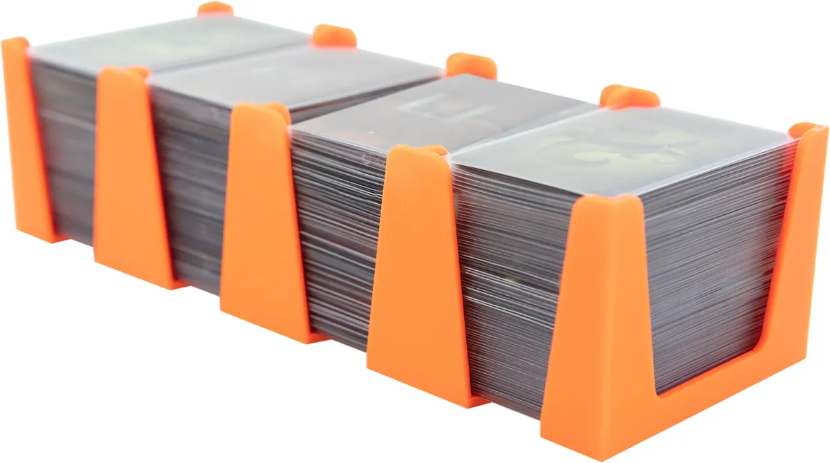 Feldherr Card Holder for game cards in Mini American Board Game Size - 600 cards - 4 trays