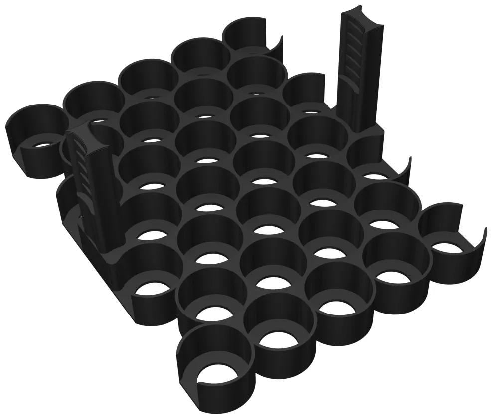 Feldherr Paint Rack for color bottles - 32 compartments