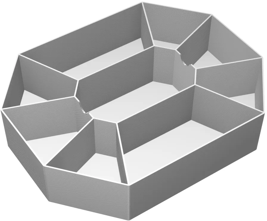 Feldherr token holder with 9 compartments