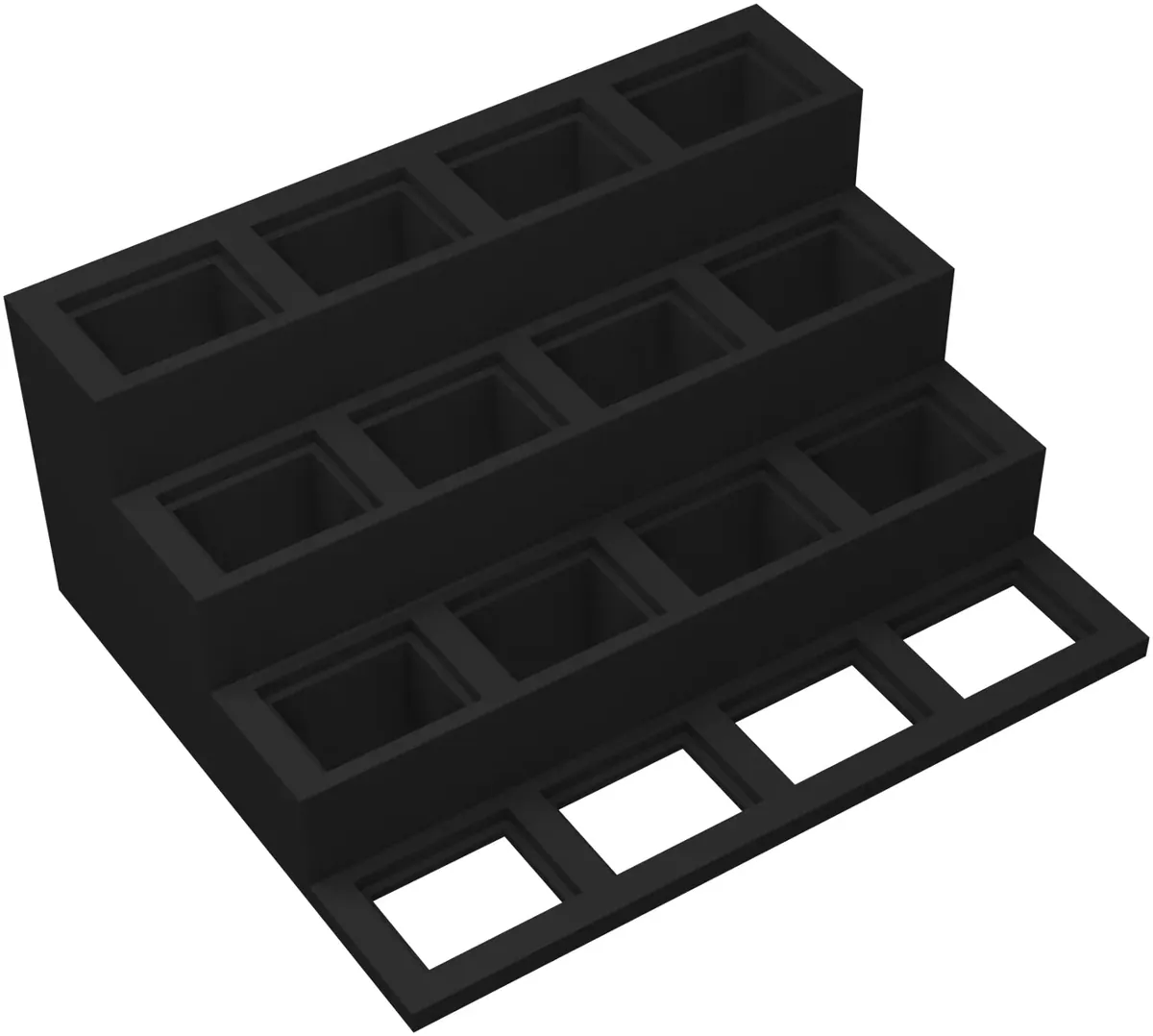 Feldherr figure pedestal for rectangular bases - 32 mm x 24 mm