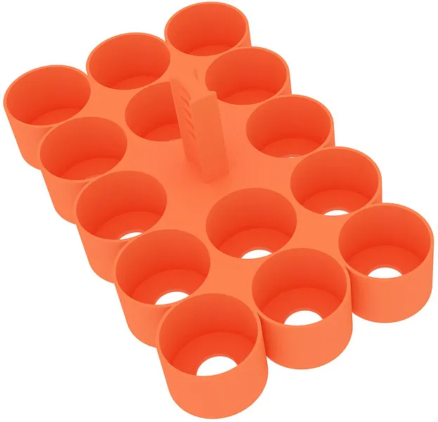 Feldherr paint rack for 4l Really Useful Boxes - 14 Citadel paint pots (18 ml / 24 ml)