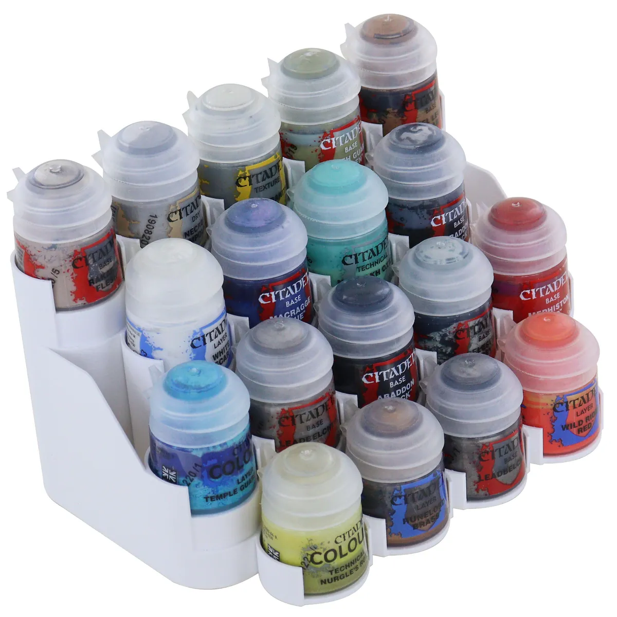 Feldherr Paint Rack for 18 Citadel paint pots (12 ml / 18 ml / 24 ml)