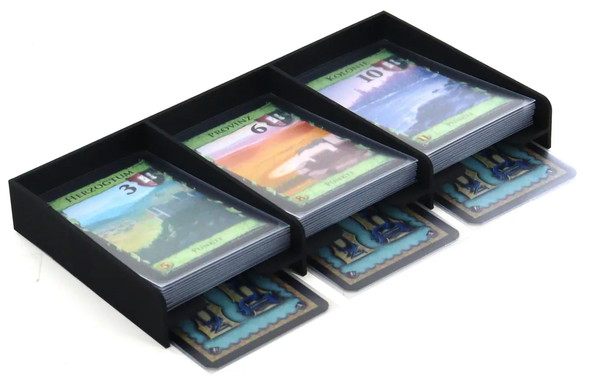 Feldherr card holder with 3 compartments for Dominion