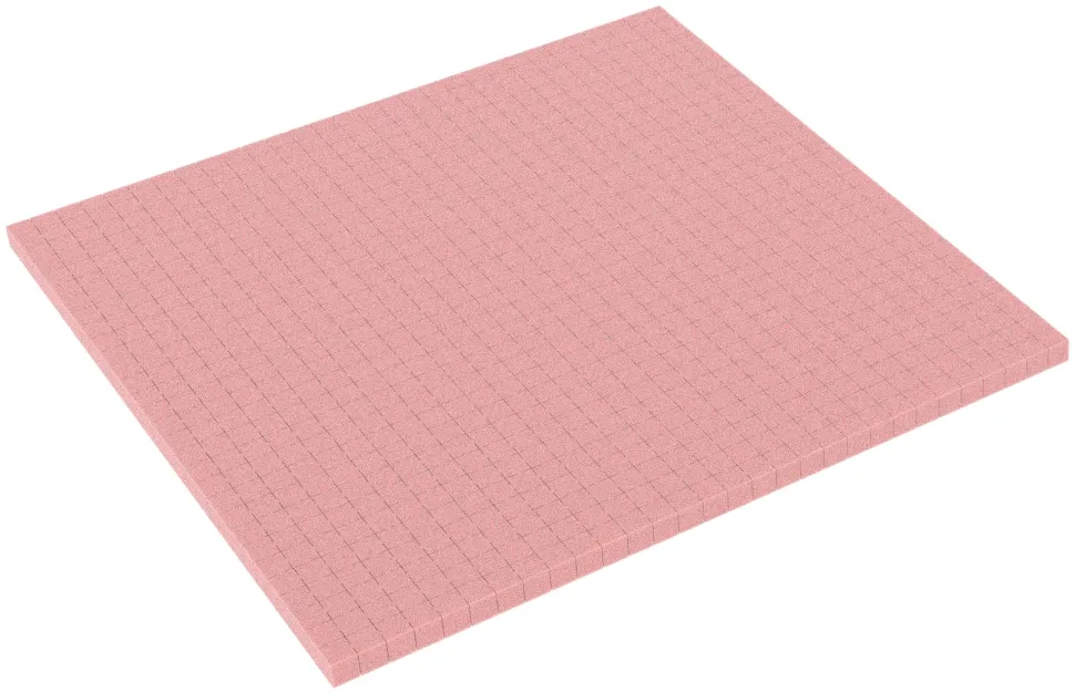 ABBS015ESD 300 mm x 300 mm x 15 mm Feldherr ESD Pick and Pluck / Pre-Cubed foam tray - Raster 10 mm - electrostatic dissipative